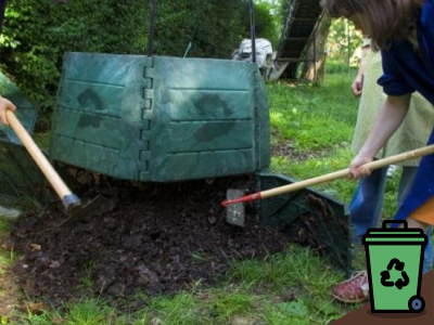Un compostador lleno de energía