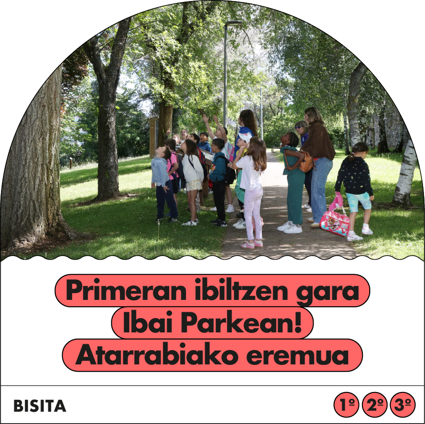 Primeran ibiltzen gara ibai parkean atarrabiako eremua