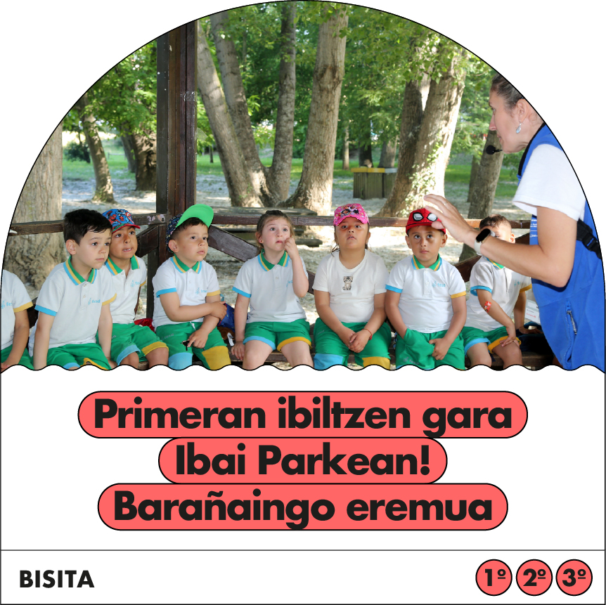 Primeran ibiltzen gara ibai parkean baranaingo eremua