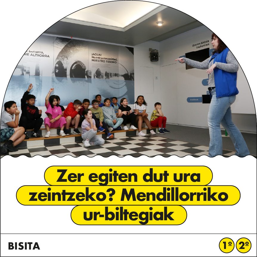Zer egiten dut ura zaintzeko mendillorriko ur biltegiak