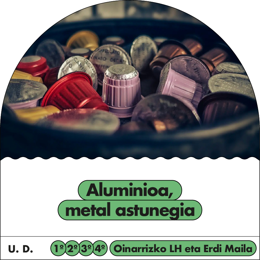 Aluminioa metal astunegia