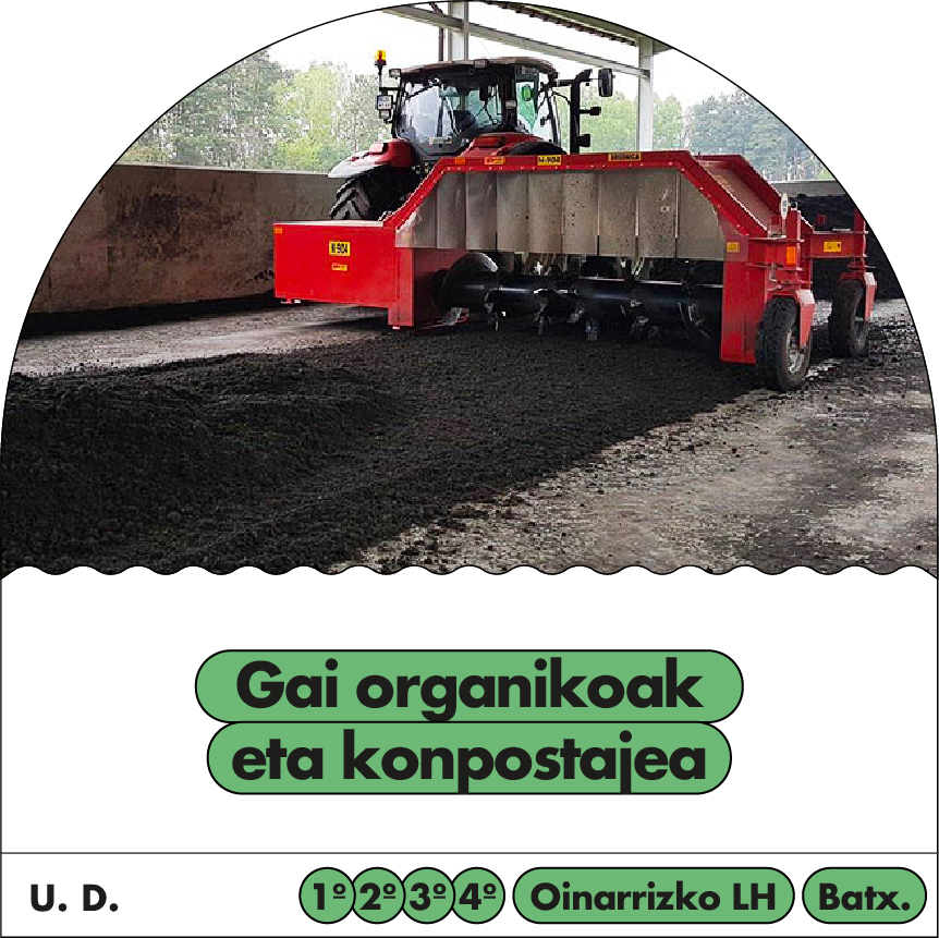 Gai organikoak eta konpostajea